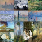 Алмазная 5D Вышивка Знаменитый французский художник серии Monet, для творчества, полноразмерная круглая Алмазная вышивка, мозаика, вышивка крестиком, украшение для дома