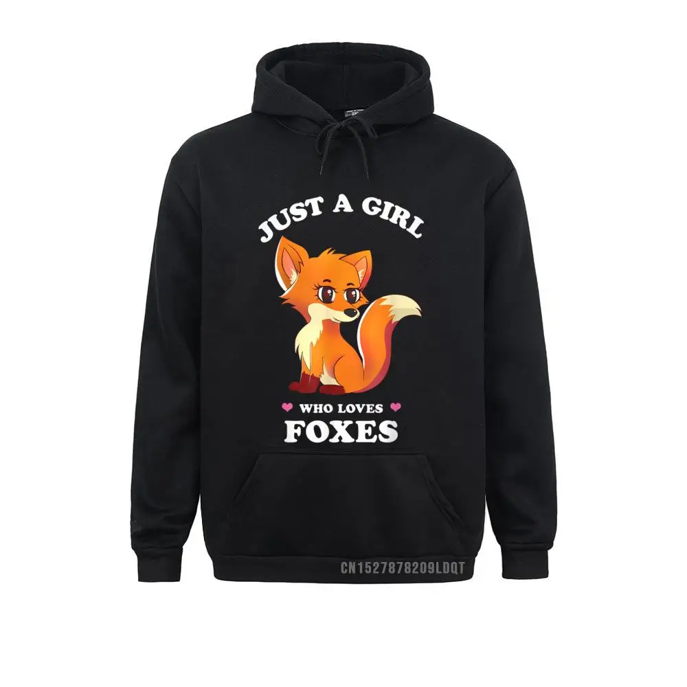 

Just A Girl Who Loves Foxes Funny Spirit Animal Cute Fox Design Ostern Day Men Hoodies Hoods 2021 Long Sleeve Sweatshirts