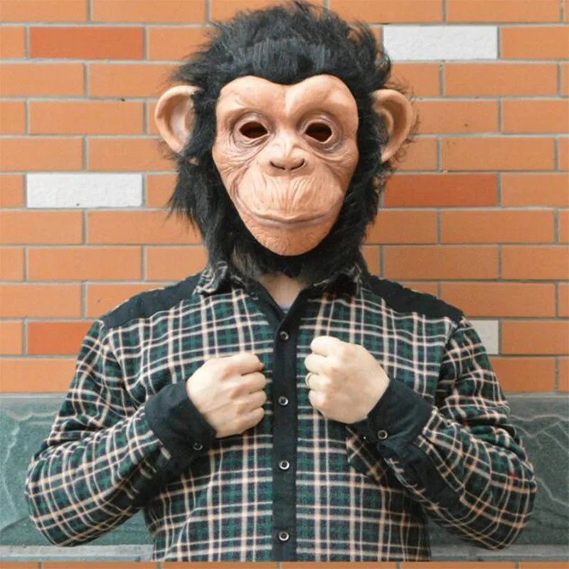 Латексные маски животных для косплея Новые Вечерние Маски Хэллоуина маска лица