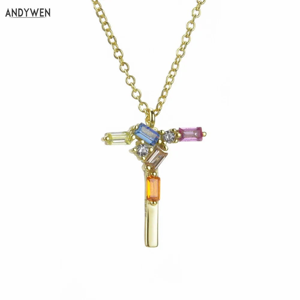 

Цепочка с кулоном в виде буквы T K, из серебра 925 пробы