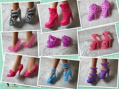 

original new brand 30cm doll shoes licca accessories diy barbi gift for girl flower dew