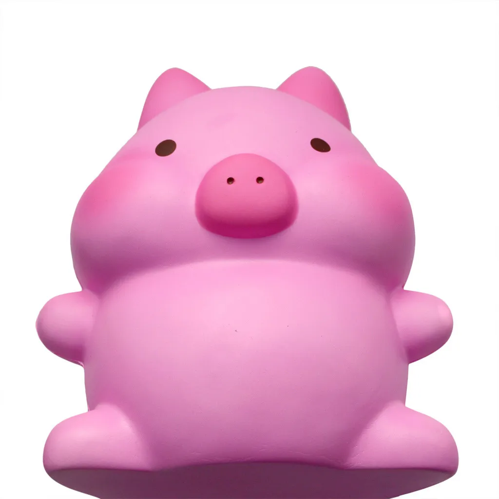 Сжимаемые свинки Jumbo Kawaii медленно восстанавливающие форму кремовые милые