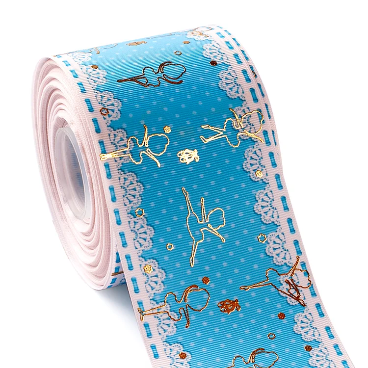 Обаятельный 75 мм 3 полюсная золотистая фольга маленькая девочка на полушерстяной