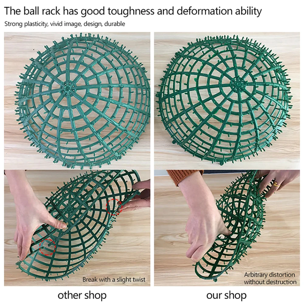 Искусственная Трава Декор пластиковый шар подвесные листья эффект Зеленая DIY