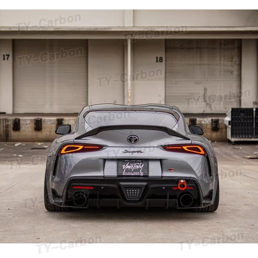 Спойлер для заднего багажника из углеродного волокна/ФАП гоночные крылья Toyota Supra