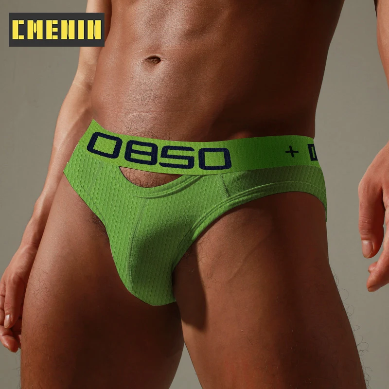 Дышащее хлопковое сексуальное нижнее белье для геев мужские трусы бандаж с