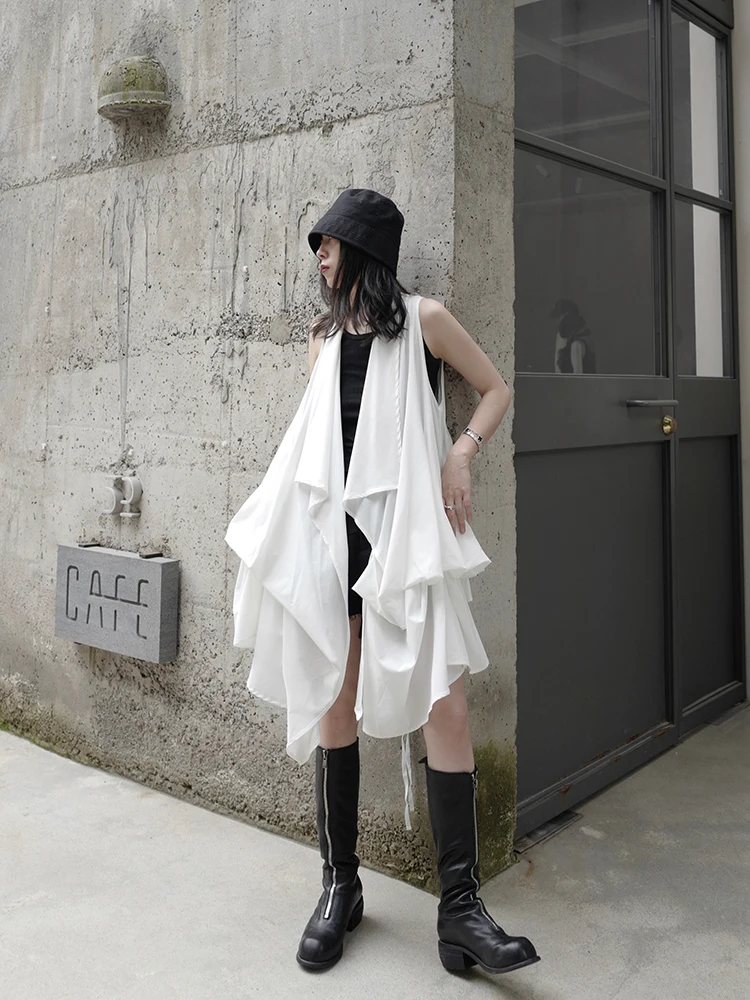 

Dark Department punk designer very fairy maiden minority dress asymmetrical irregular skirt spring and summer