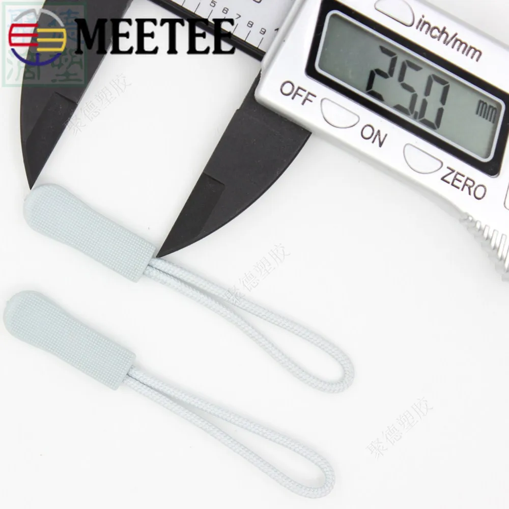 30 шт. разных цветов шнура на молнии тянет веревка концы замок молния зажим Пряжка