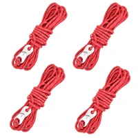 4pcslot camping equipment mountaineering windbreak rope outdoor camping tent strong adjusting buckle emergency reflective rope
