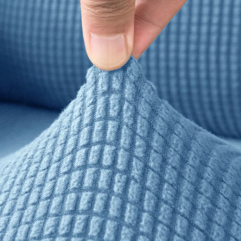 Чехол на одно кресло без подлокотников современный эластичный чехол для дивана