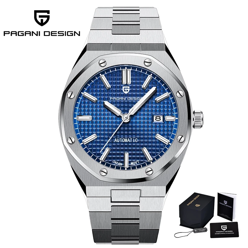 

2021 Pagani Design New Men's Luxury Watch Stainless Steel Automatic Men's Mechanical Watch Japan NH35 Sports Waterproof Clock