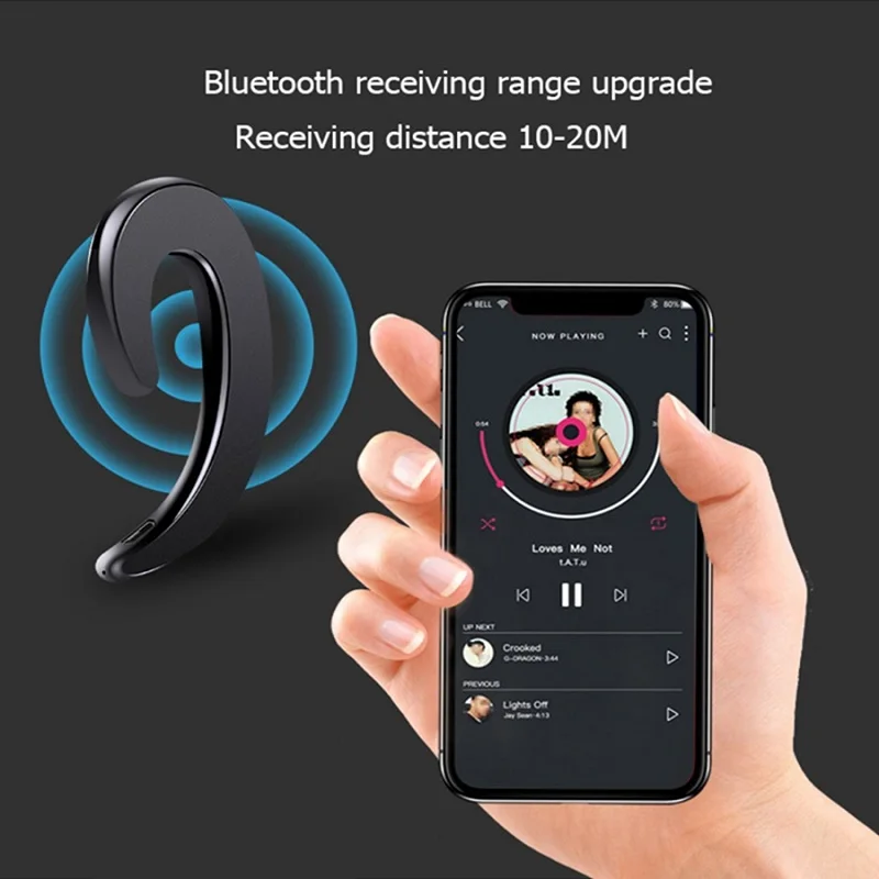 Водонепроницаемые беспроводные наушники Bluetooth 4 2 стереогарнитура костной