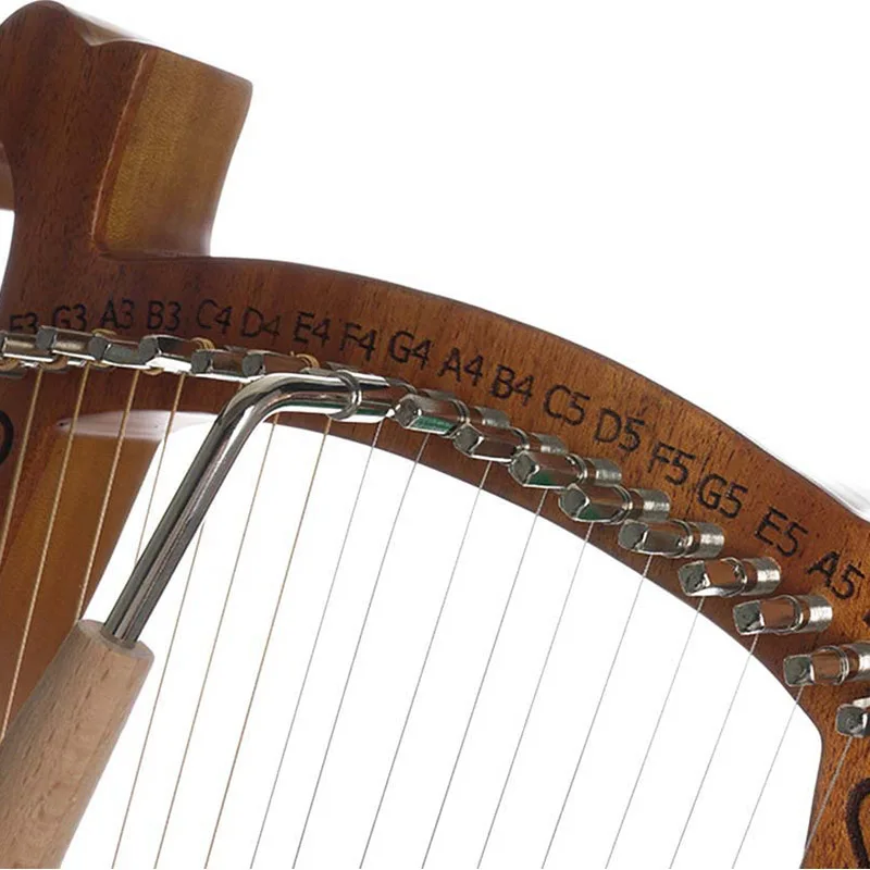 Lyre Harp китайская Арпа 19 струн твердая древесина красное дерево с настройкой