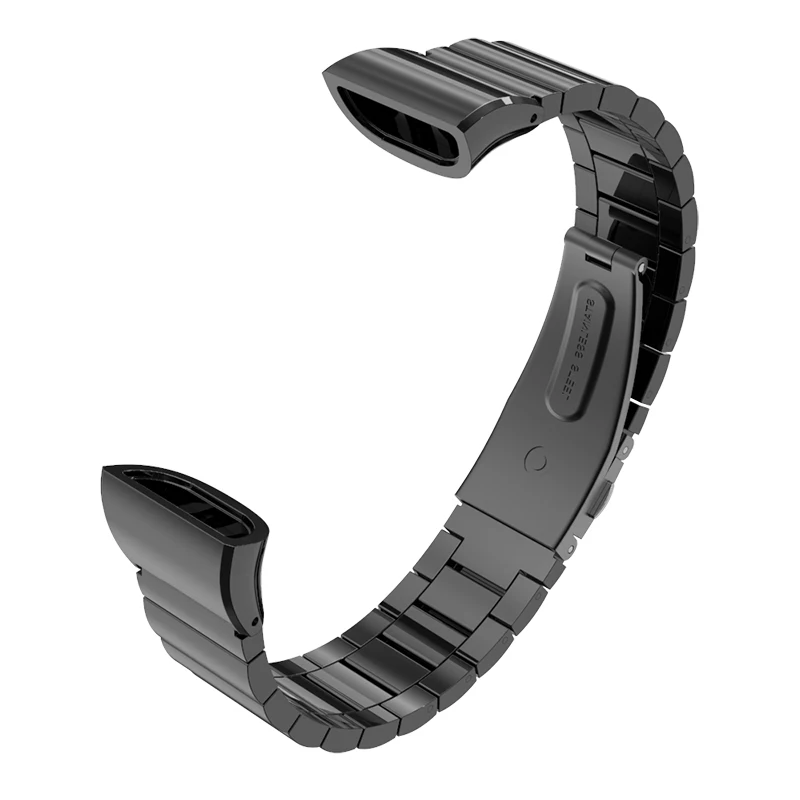 Браслет для huawei Band 3 Pro металлический ремешок на запястье браслет из нержавеющей стали для huawei Band 3pro умные часы Сменные аксессуары - Цвет: Bamboo Black