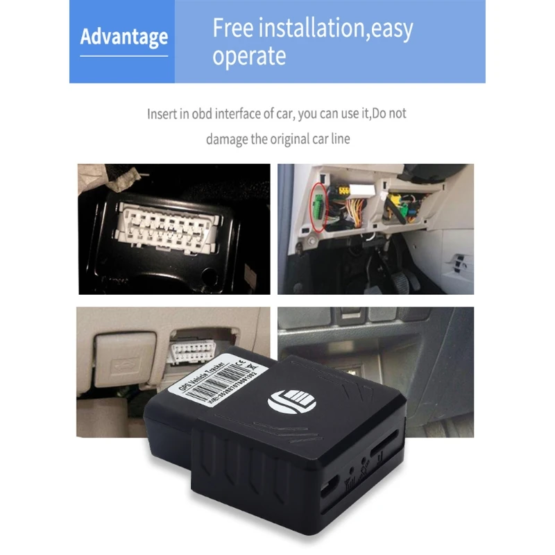 

OBD GPS Tracker TK306 16PIN Plug Play Car GSM OBD2 Tracking Device GPS Locator R9CB