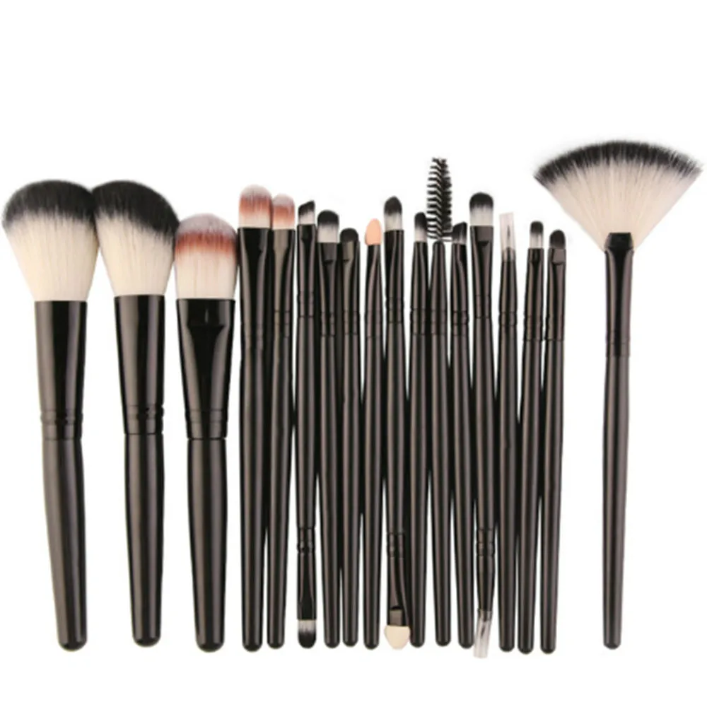 

Makeup Brushes Set 18pcs Eyebrow Highlighter Powder Foundation Eye Shadow Brush Cosmetics Professional Makeup Brush