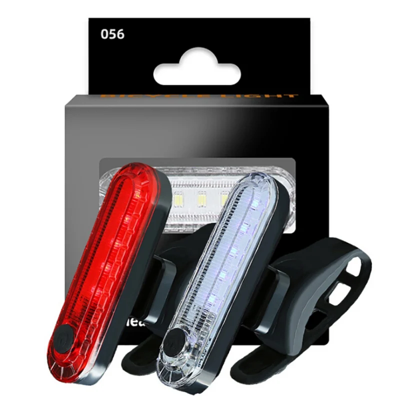 

Bike Taillight Riding Rear Light LED USB Chargeable Waterproof Mountain Bike Cycling Tail-lamp Bicycle Light