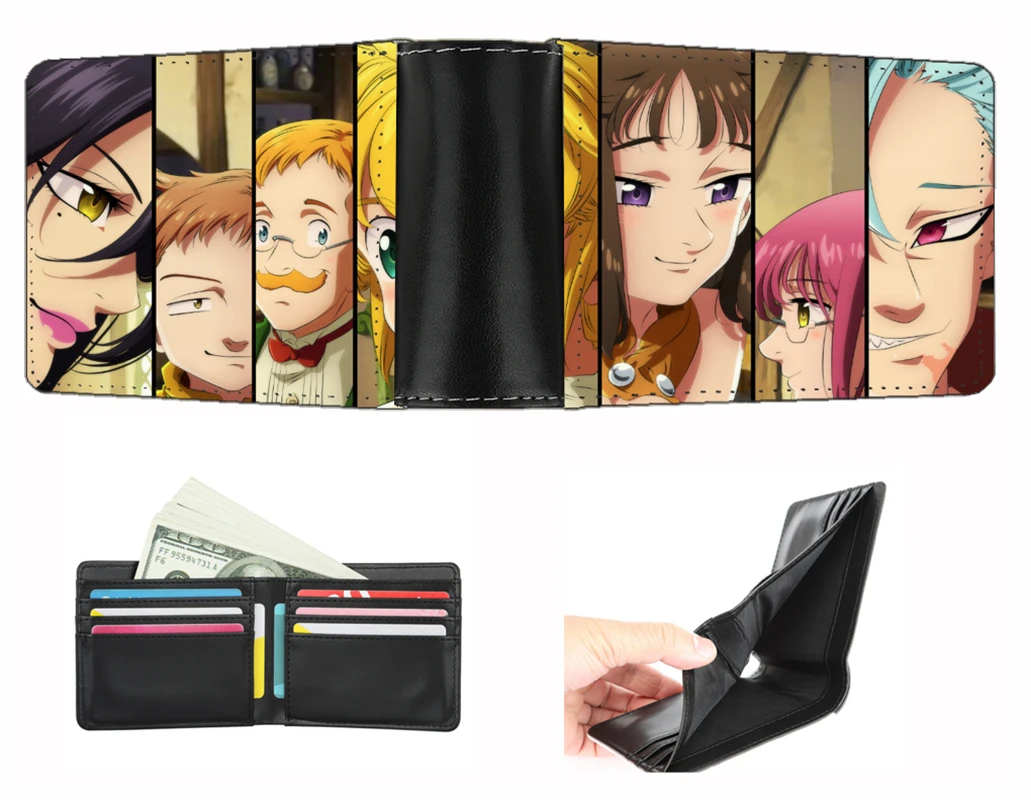 

Мужской кошелек в стиле аниме «Семь смертных грехов»