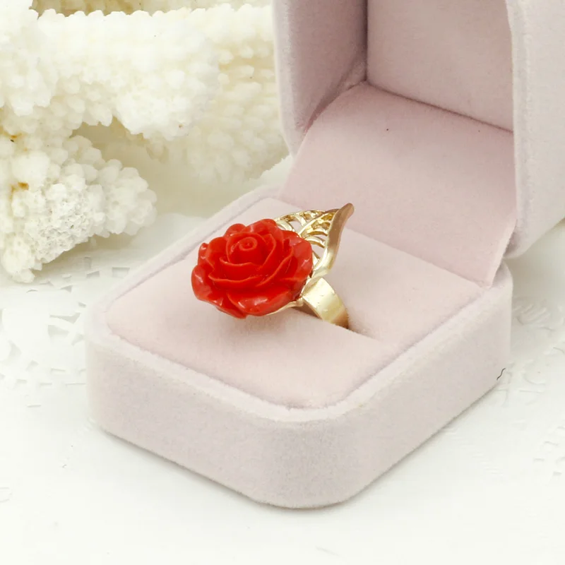 Liffly Модные женские ювелирные наборы красные розы Ювелирные изделия Африканский