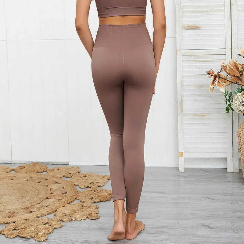 Высокая талия Butt Lift Yogaings GYMs леггинсы нейлоновые капри для фитнеса женские быстросохнущие бесшовные приседающие спортивные Леггинсы