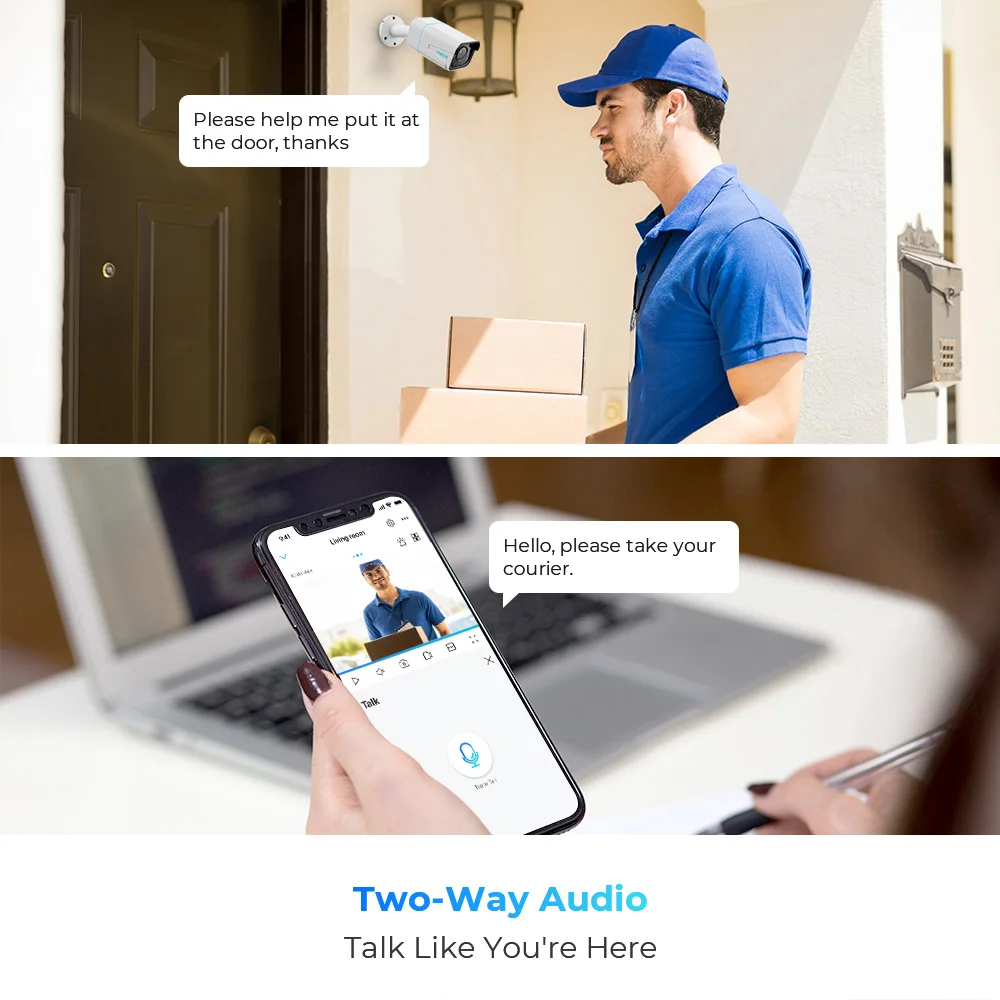 reolink smart 4k 8mp security camera poe 5x optical zoom 2 way audio spotlight waterproof cam with humancar detection rlc 811a free global shipping