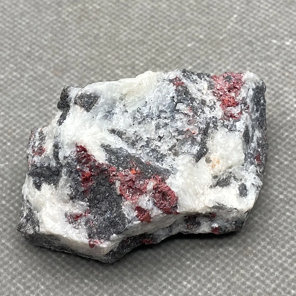 

Natural Cinnabar stone Original red Stone Healing Reiki Crystal A42#