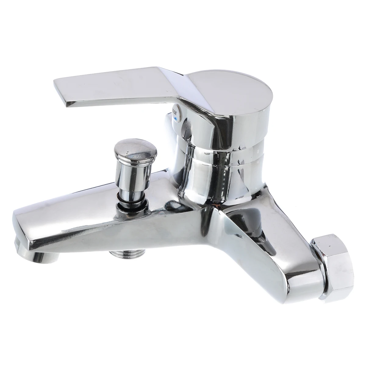 wall mounted bathtub faucet zinc alloy chrome bath shower mixer hot and cold water faucets bathroom hardware free global shipping