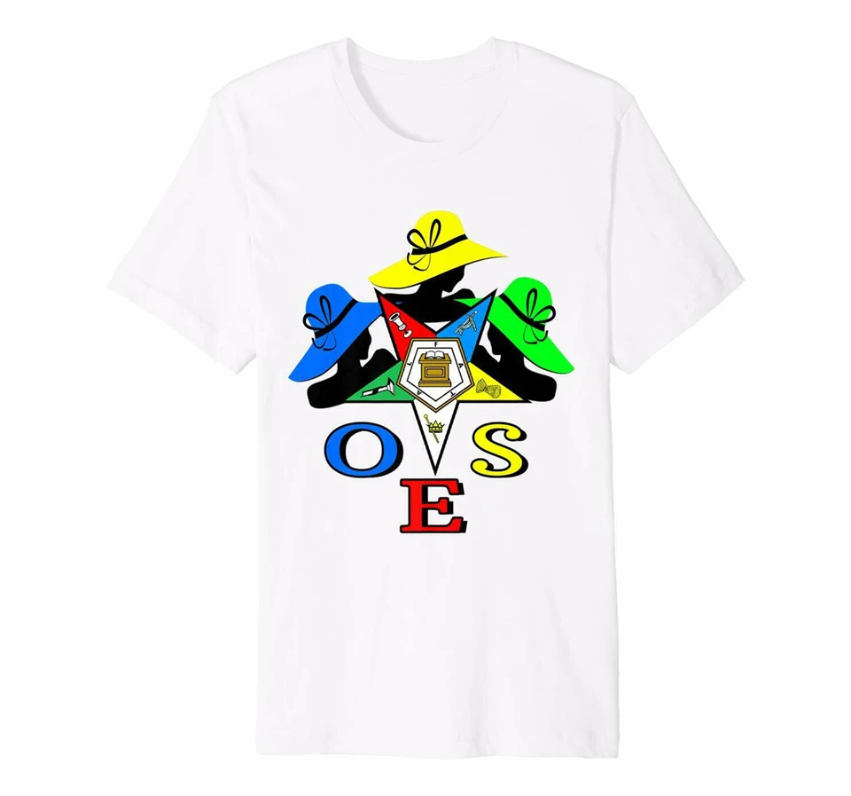 Заказ белой футболки с логотипом Eastern Star Master Oes Sisters Of Color S 3Xl летняя стильная