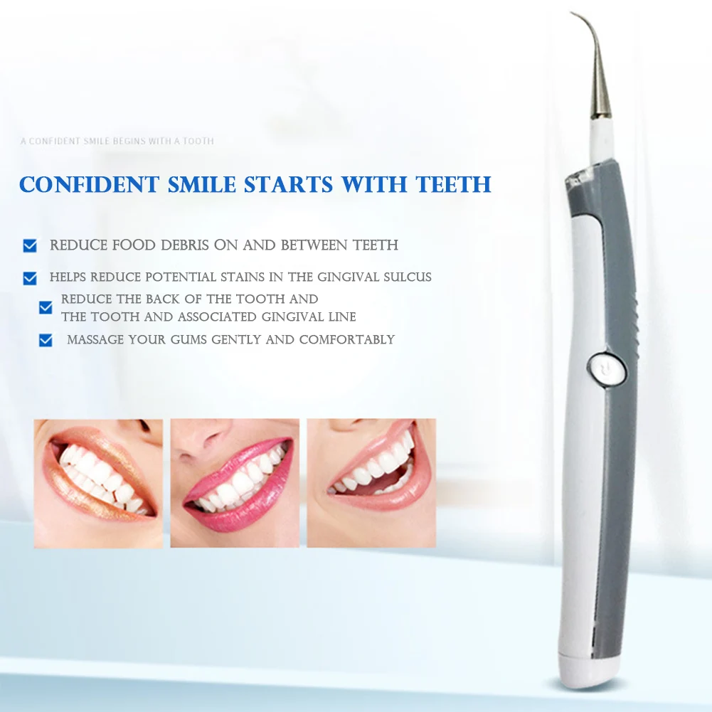 Electric Ultrasonic Sonic Dental Scaler Tooth Calculus Remover Stains Tartar Cleaner Tool Whitening Oral Cleaning Tools