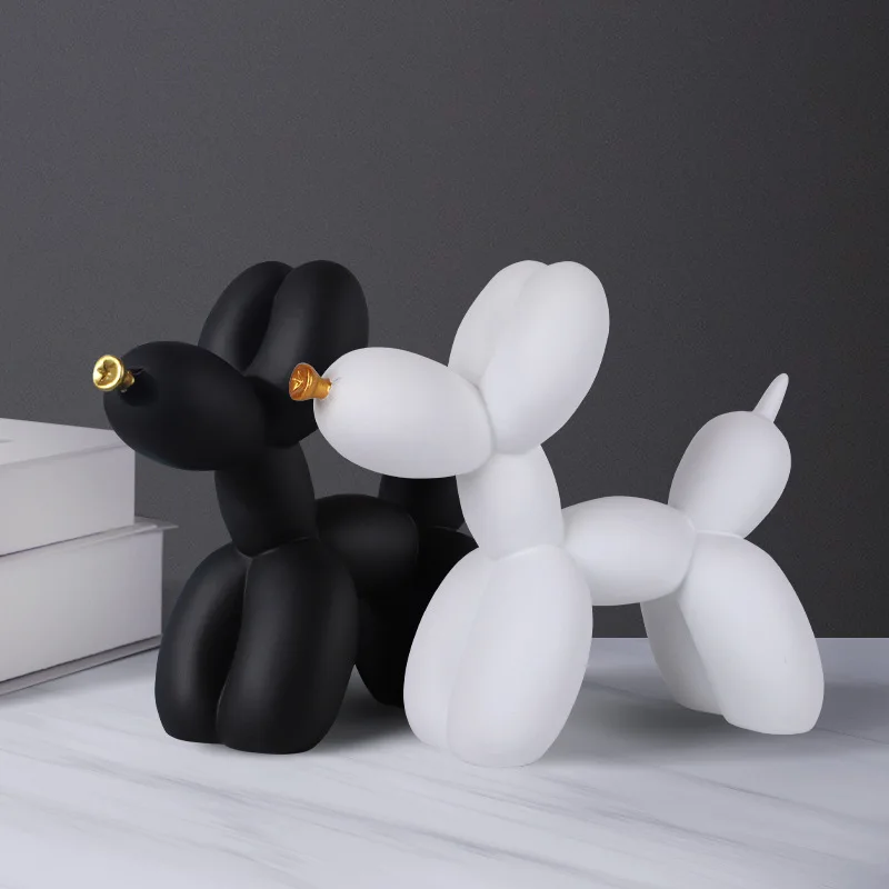 

Modern Simple Balloon Dog Decoration Creative Living Room Porch TV Cabinet Resin Home Decoration