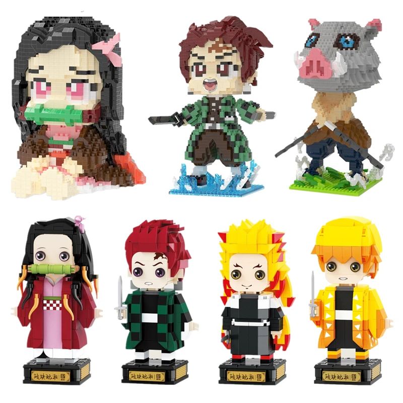 9 видов стилей демон Аниме Убийца камадо Tanjirou Nezuko Agatsuma Zenitsu Rengoku Kyoujurou цифры Модель