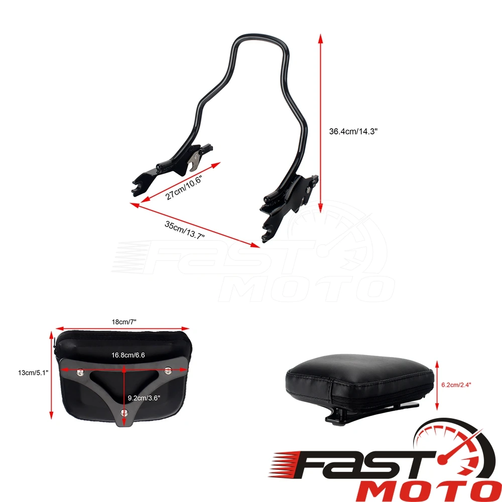 Для Harley Fat Bob FXFB 114 FXFBS 2021 2020 2019 2018 съемные Подголовники для мотоцикла - купить по