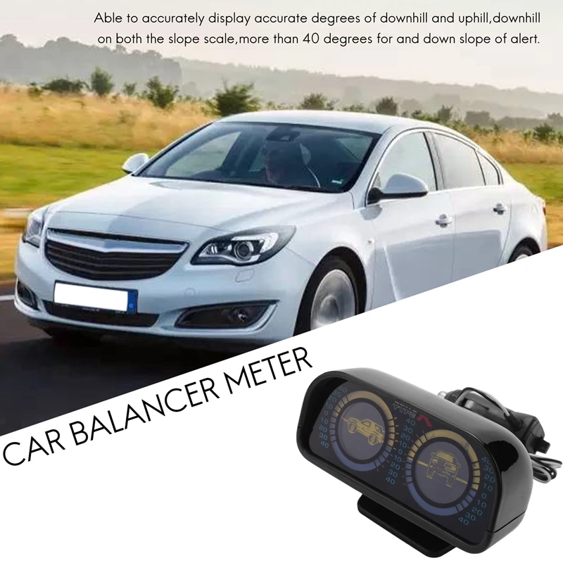 Euro Typer Car Adjustable Compass Balancer Slope Meter Tachometer |