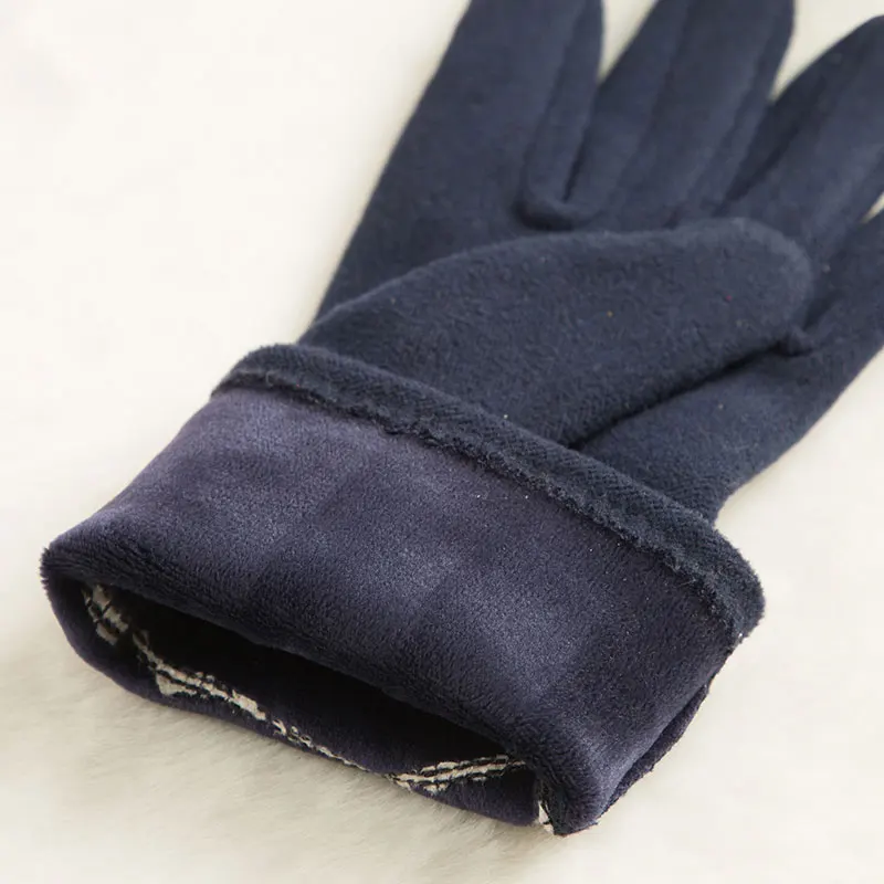 ECOBROS классические Luvas de inverno женские модные зимние перчатки для активного отдыха, спортивная теплая и бархатная перчатки для сенсорного экрана перчатки