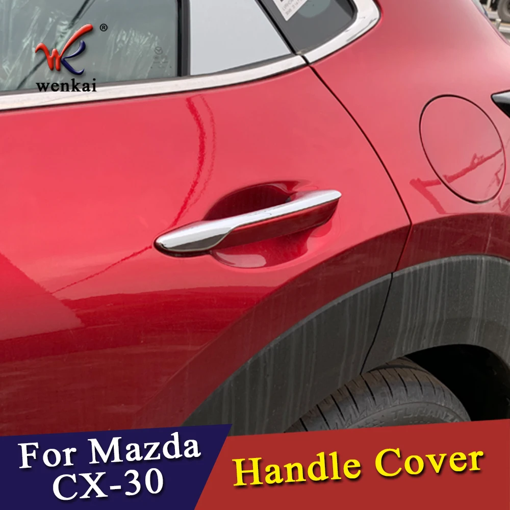 Хромированный АБС пластик боковая крышка дверной ручки отделка для Mazda CX 30 2020