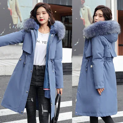 

Winter overcome detachable to pie the middle-aged ladies business leisure loose cotton-padded jacket overcoat thickened down cot