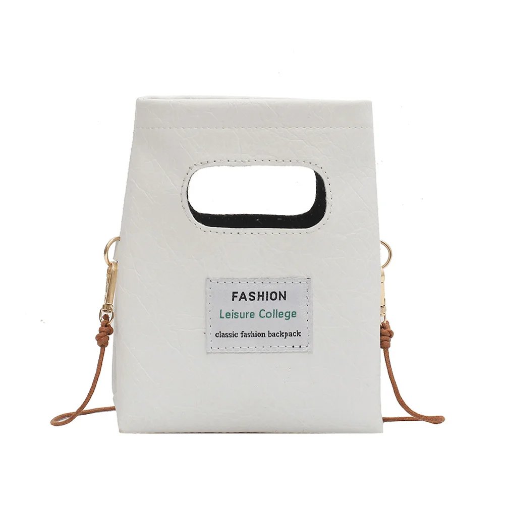 

Fashion Women Patchwork PU Shoulder Purse Small Crossbody Bag Messenger Bags Popular Simple Female Daily Bag