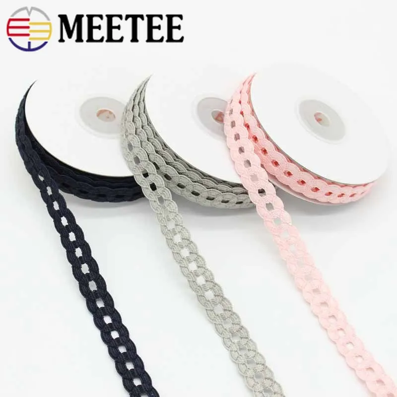

20Meters 15mm Mesh Spandex Elastic Band Baby Hair Decorative Stretching Ribbbons Rope Shoulder Strap Belt DIY Accessories EB106