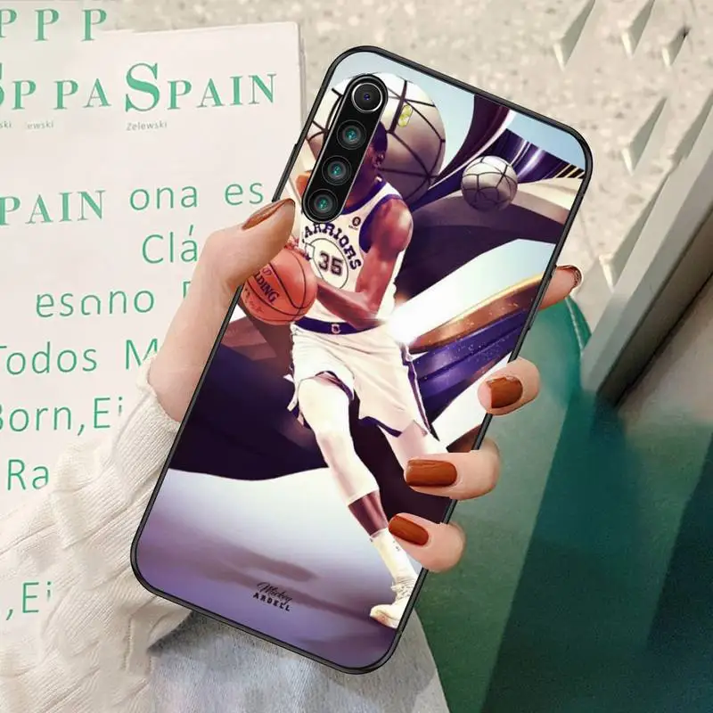

Black Soft Silicone Superstar Durant Phone Case For Redmi 7 8 9 A K20 30 Pro Note 8 9 Pro 9s