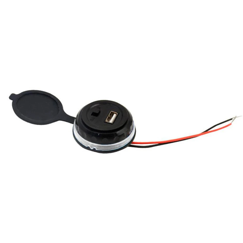 Мотоцикл автомобиль водонепроницаемый USB зарядка порт розетка 12V адаптер W/светодиодный индикатор один/двойной Usb зарядное устройство 12v до 5v Usb Автомобильное зарядное устройство