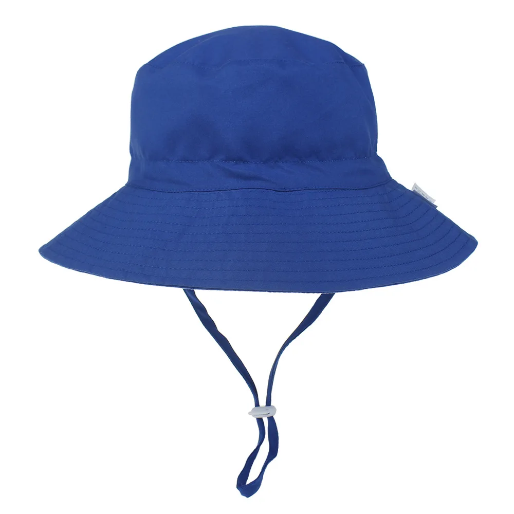 

Summer Baby Sun Hat Children Bucket Hats Solid Colors Cap for Boys and Girls Kids Beach Breathable Sun Caps 1 Months To 6 Years