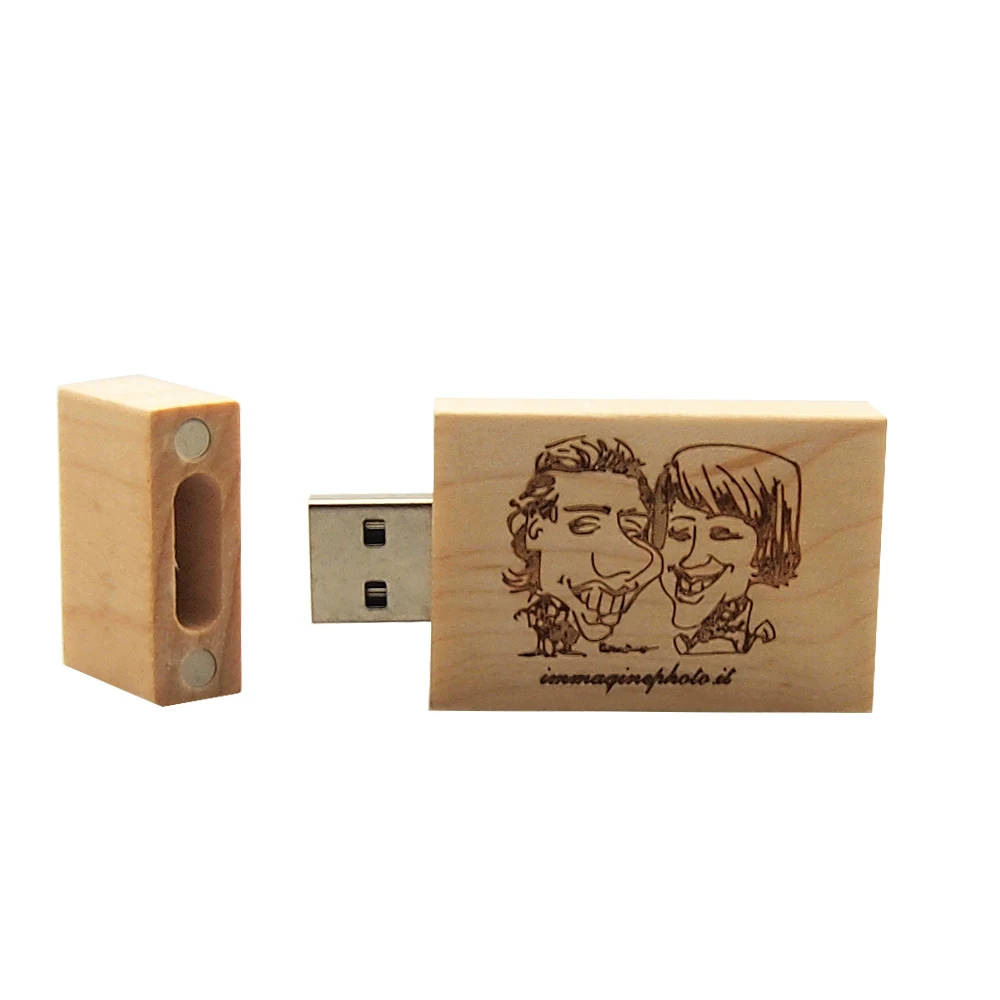 (10 шт бесплатных пользовательских логотипов) Деревянные usb + коробка карту флэш
