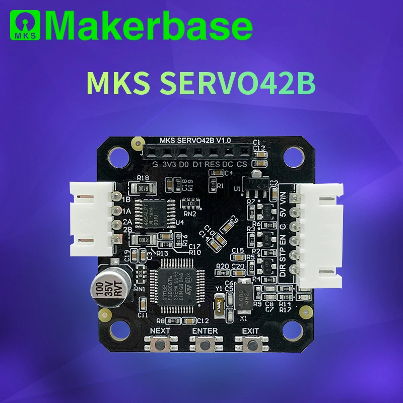 Драйвер шагового двигателя Makerbase MKS SERVO42B NEMA17 STM32 с замкнутым контуром детали для