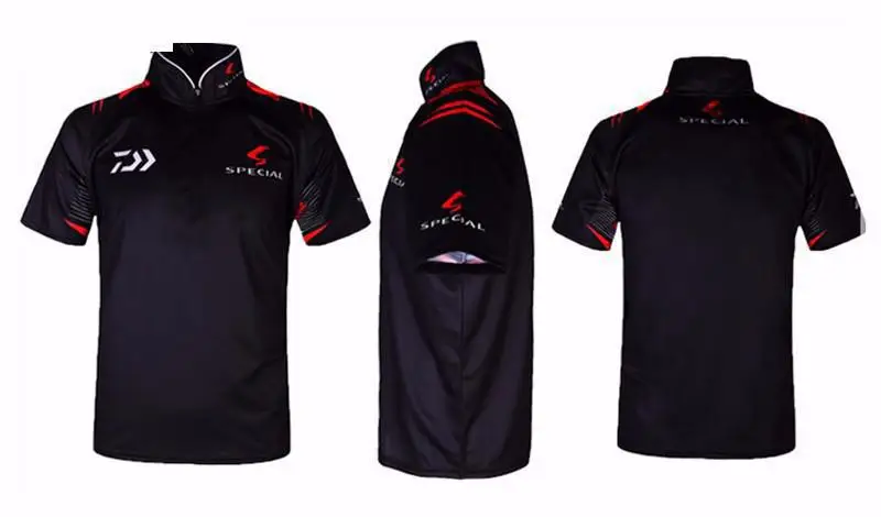 

New Daiwa Brand Men Short Sleeve Fishing Shirt Outdoor Sport Shirts Breathable Men Anti Uv Sun Clothing Mens Fishing Jersey