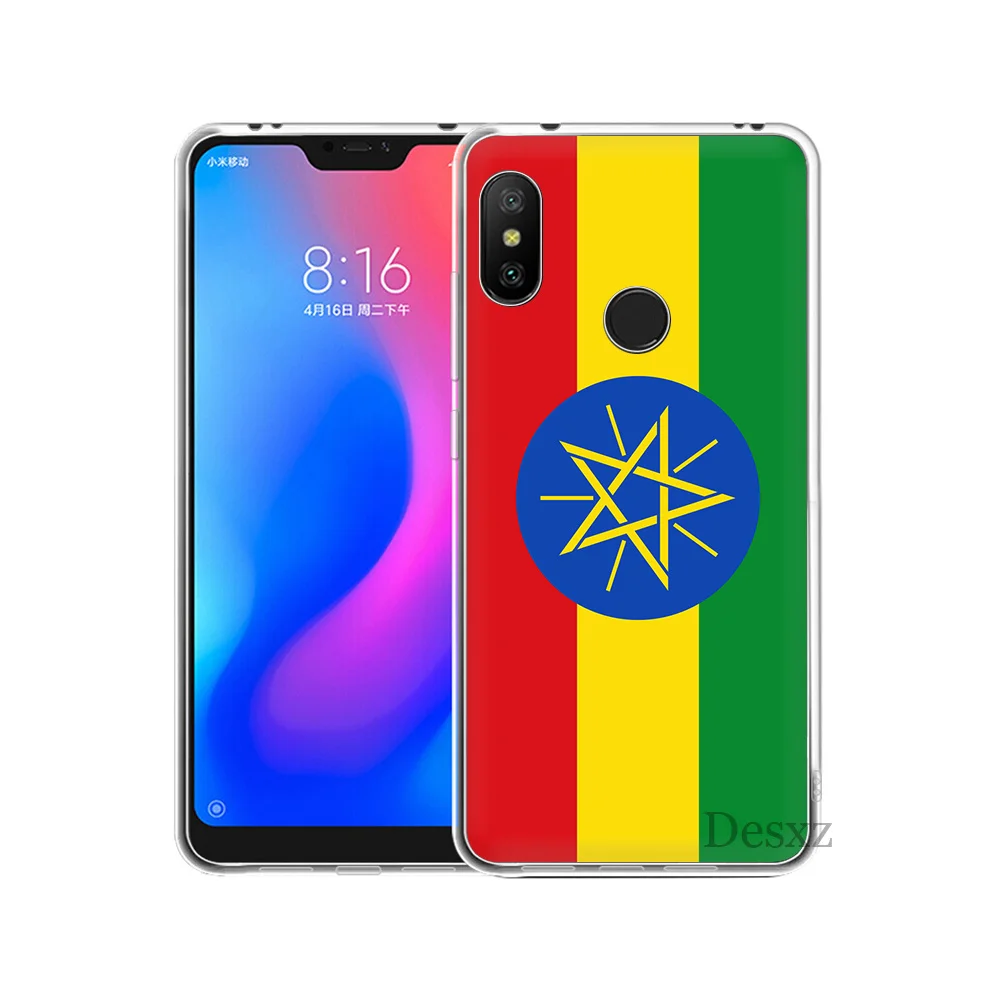 Чехол с флагом Великобритании США Эфиопией Боснией пробудем для Xiaomi Redmi mi 8 SE Note 5 5A
