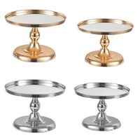 metal cake stand tray stand cake decoration tools baking accessories for chocolate dessert fruit party round cupcake paper cups