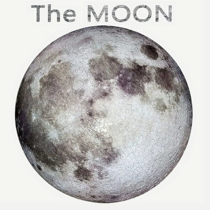 Новый Пазл луна 1000 штук сложно для искусственных игрушек Обучающие игрушки