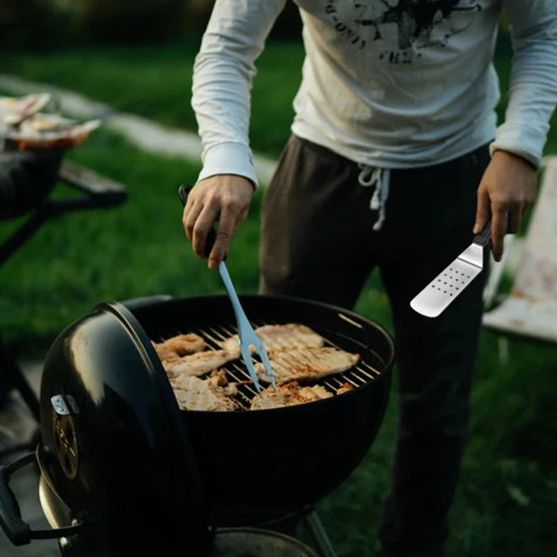 16 шт. инструменты для гриля шпатель барбекю щипцы щетка с плоским верхом набор