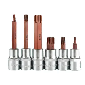 Биты для отвертки Torx 12 дюйма, из сплава S2, T15, T20, T25, T27, T30, T40, T45, T47, T50, T55, T60, T70, ручные инструменты