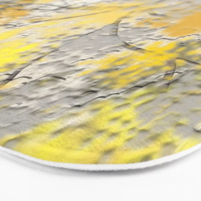 Горячая Ванная комната Rugs абстрактная желтого и серого цветов деревья коврик для